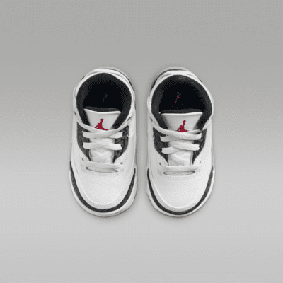 Jordan 3 Retro 'Cement Grey' Baby/Toddler Shoes