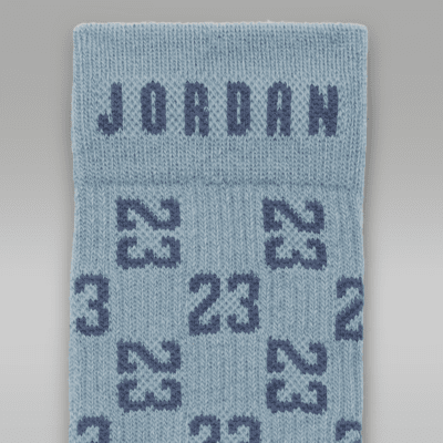 Calcetas para niños talla grande (6 pares) Jordan Monogram Essentials