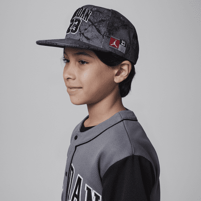 Czapka dla dużych dzieci Jordan Jersey Flat Brim Cap