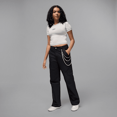 Playera de manga corta cropped para mujer Jordan Rare Air