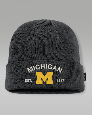 Мужские  Michigan 2025 Military Appreciation Jordan Brand College Cuffed Beanie