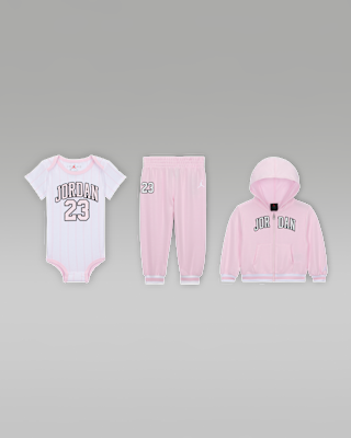 Детские джерси Jordan Baby (6-12) 23 Jersey 3-Piece Full-Zip Hoodie Set