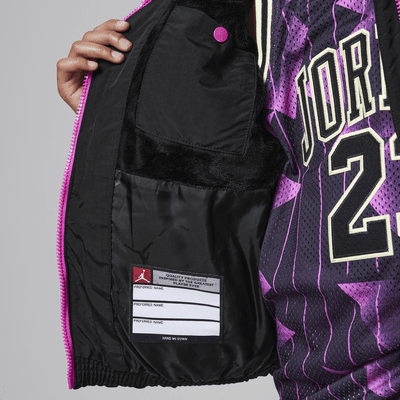 La chamarra acolchada de mayor densidad para niño talla grande Jordan