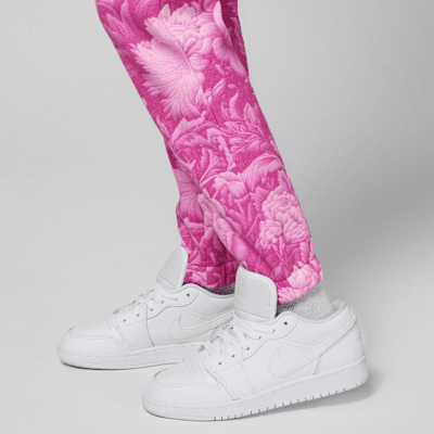 Pants con estampado floral para niños talla grande Jordan Brooklyn Essentials