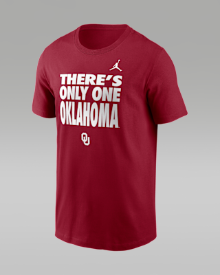 Мужская футболка Oklahoma Sideline Slogan Jordan Brand Dri-FIT College Long-Sleeve