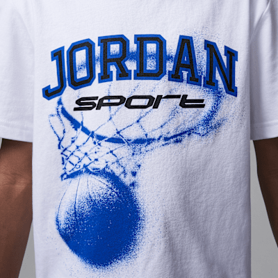 Playera Hoop para niños talla grande Jordan Dri-FIT Sport