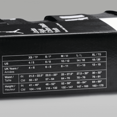Nike air discount size chart