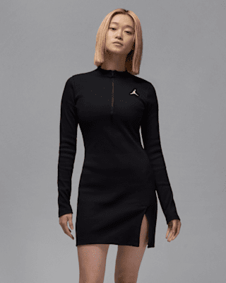Женское платье Jordan 1/2-Zip Long-Sleeve Knit Dress