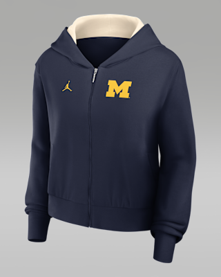 Женское худи Michigan Mantra Jordan Brand College Full-Zip Hoodie