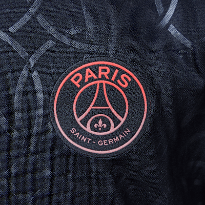 Třetí předzápasové fotbalové tričko Jordan Dri-FIT Paris Saint-Germain Academy Pro pro větší děti
