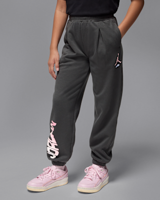 Детские  Jordan Jumpman Club Big Kids' Pleated Fleece Pants