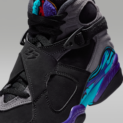 Air Jordan 8 Retro "Aqua" Big Kids' Shoes