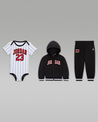 Детские джерси Jordan Baby (6-12) 23 Jersey 3-Piece Full-Zip Hoodie Set