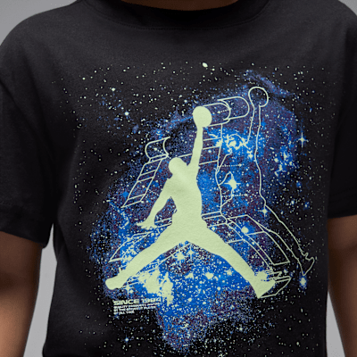 Jordan Little Kids' "Sky Is Not The Limit" Glow T-Shirt