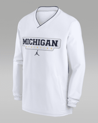 Мужские  Michigan Wolverines Sideline Nike College Long-Sleeve Windshirt