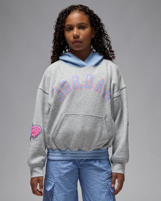 Детское худи Jordan Blue Jeans and Bling Big Kids' Pullover Hoodie