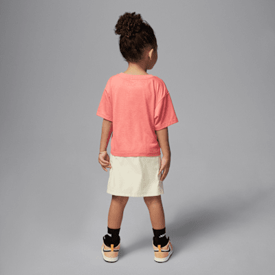 Conjunto de 2 piezas de skort artesanal y funcional infantil Jordan