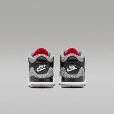 ジョーダン 3 レトロ "Black Cement" リトルキッズシューズ
