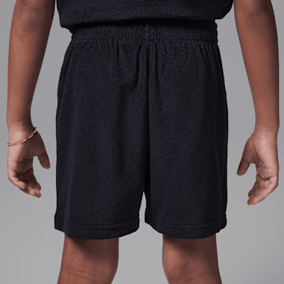 Conjunto de campamento de tela de felpa de dos piezas para niños talla pequeña Jordan
