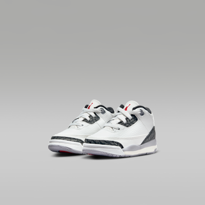 Jordan 3 Retro "Cement Grey" 嬰幼兒鞋款