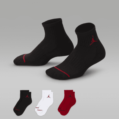 Jordan Little Kids' Ankle Socks (3 Pairs). Nike JP