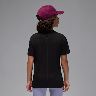 Jordan Sport Dri-FIT Big Kids' Short Sleeve Diamond Top