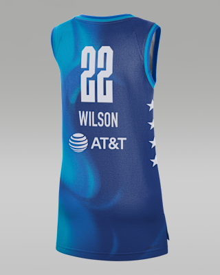 Женские джерси A'ja Wilson 2026 WNBA All-Star Jordan Dri-fit WNBA Game Victory Jersey