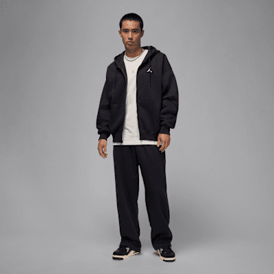 Jordan Brooklyn Fleece oversized hoodie met rits over de hele lengte voor heren
