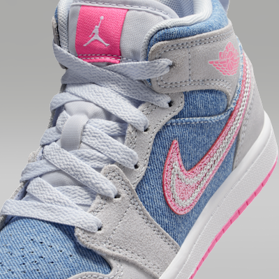Jordan 1 Mid SE Younger Kids' Shoes
