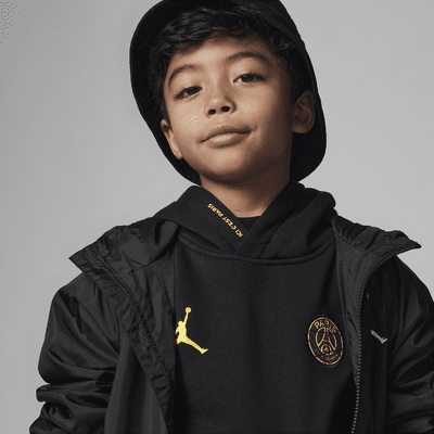ジョーダン パリ サンジェルマン（PSG） フリース プルオーバー リトルキッズパーカー