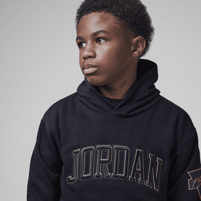 Sudadera con gorro sin cierre para niños talla grande Jordan "See Me Shine"