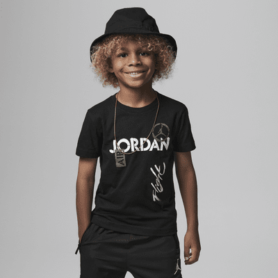 Playera para niños talla pequeña Jordan Jumpman