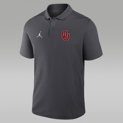 Oklahoma Primetime Victory Primary Logo Men's Nike Dri-FIT College Polo