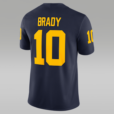 Jersey universitario marca Jordan Dri-FIT Game para hombre Michigan