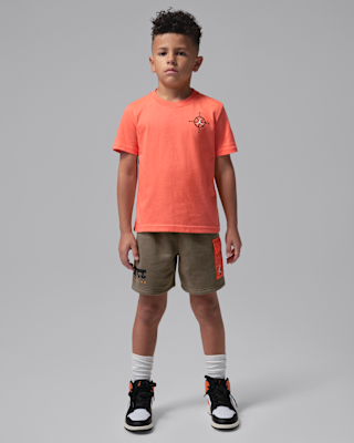 Детские шорты Jordan Little Kids' Hike Mike 2-Piece Graphic Fleece Shorts Set