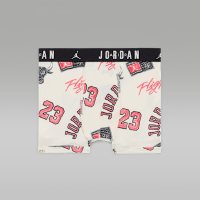 Jordan Dri-FIT MJ Essentials Big Kids' Printed Boxer Briefs