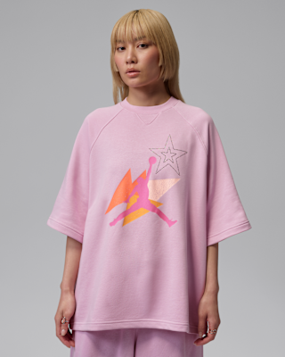 Женская футболка Jordan Brooklyn Fleece French Terry Short-Sleeve