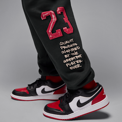 Pants de tejido Fleece Sketch para niños talla grande Jordan