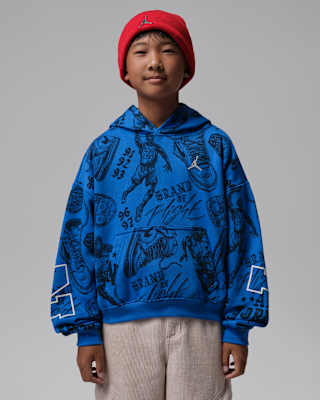 Детское худи Jordan Big Kids' Brooklyn Fireside Fleece Pullover Hoodie