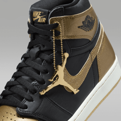 Air Jordan 1 Retro 高筒 OG "Black and Gold" 男鞋