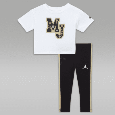 Jordan Mini Me Flight Leggings Set Baby 2-Piece Set. Nike.com