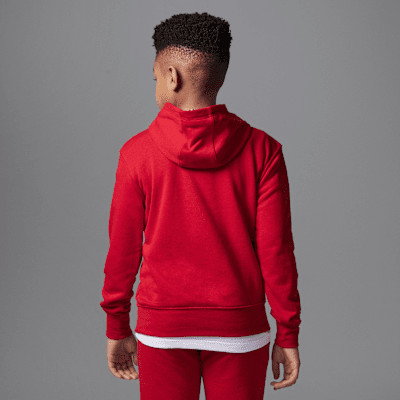 Sudadera con gorro sin cierre Crossover para niños talla grande Jordan Dri-FIT Sport