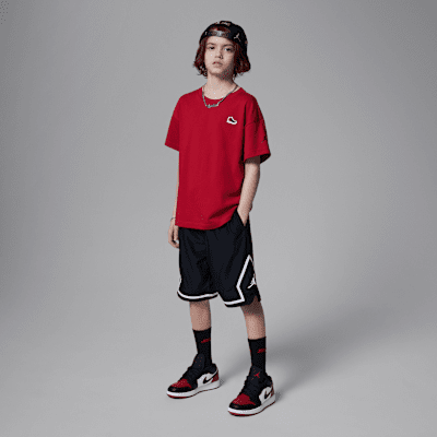 T-shirt Air Jordan 1 med märke för ungdom