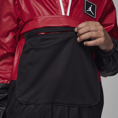 Jordan Half-Zip Windbreaker Older Kids' Jacket. Nike FI