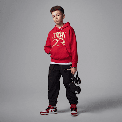 Huvtröja Jordan Dri-FIT Sport Crossover för ungdom