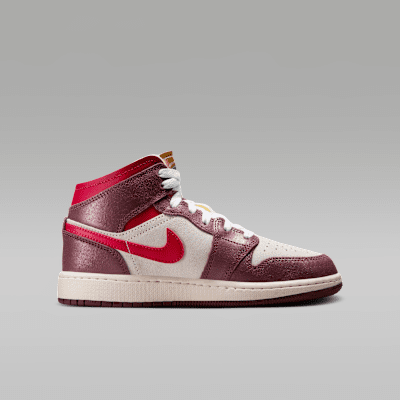 Tenis para niños grandes Air Jordan 1 Mid SE