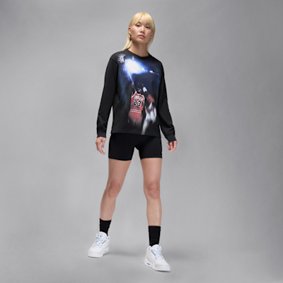 조던 스포츠 여성 긴팔 티셔츠