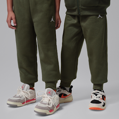 Conjunto de 2 piezas con sudadera con gorro de cierre completo para niños talla pequeña Jordan Brooklyn Fleece