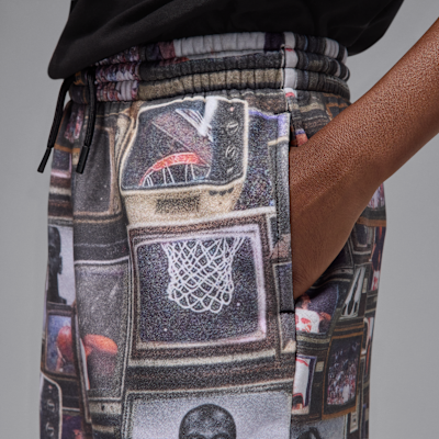 Jordan Big Kids' Brooklyn Printed Fleece Shorts