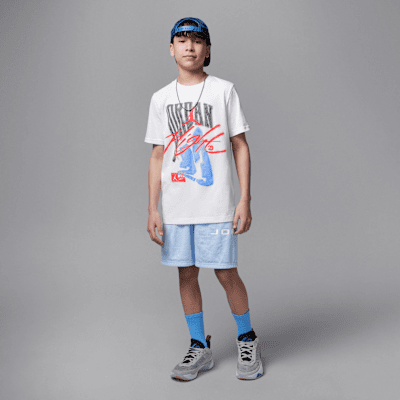 Playera Fadeaway Flight Jordan para niño talla grande
